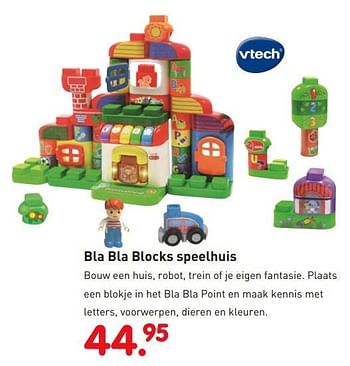 Promoties Bla bla blocks speelhuis - Vtech - Geldig van 01/11/2018 tot 06/12/2018 bij Unikamp