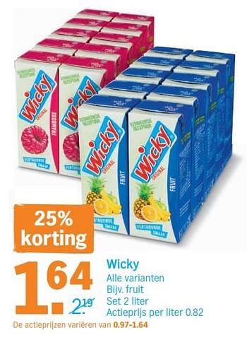 Promoties Wicky fruit - Wicky - Geldig van 12/11/2018 tot 18/11/2018 bij Albert Heijn
