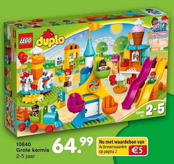 Promoties 10840 grote kermis - Lego - Geldig van 01/11/2018 tot 06/12/2018 bij Unikamp
