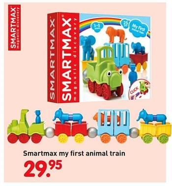 Promoties Smartmax my first animal train - Smartmax - Geldig van 01/11/2018 tot 06/12/2018 bij Unikamp