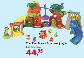 Promoties Zoef zoef dieren avonturenjungle - Zoef Zoef Dieren - Geldig van 01/11/2018 tot 06/12/2018 bij Unikamp