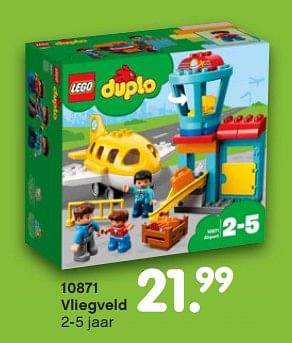 Promoties 10871 vliegveld - Lego - Geldig van 01/11/2018 tot 06/12/2018 bij Unikamp