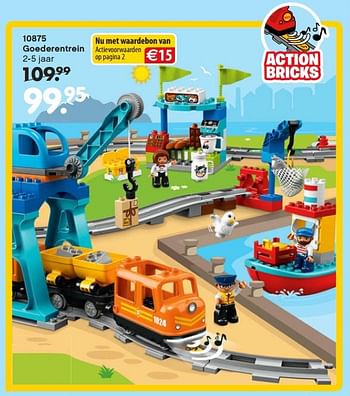 Promoties 10875 goederentrein - Lego - Geldig van 01/11/2018 tot 06/12/2018 bij Unikamp
