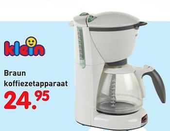 Promoties Braun koffiezetapparaat - Theo Klein - Geldig van 01/11/2018 tot 06/12/2018 bij Unikamp