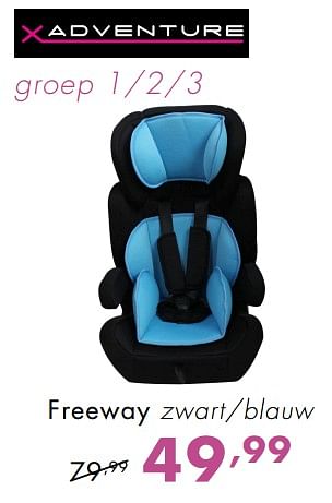 Promoties Freeway zwart-blauw - Xadventure - Geldig van 11/11/2018 tot 17/11/2018 bij Baby & Tiener Megastore