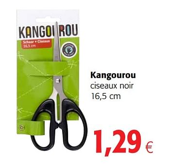 Promotions Kangourou ciseaux noir - Kangourou - Valide de 07/11/2018 à 20/11/2018 chez Colruyt