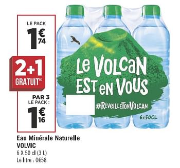 Promotions Eau minérale naturelle volvic - Volvic - Valide de 13/11/2018 à 25/11/2018 chez Géant Casino