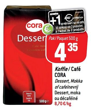 Promoties Koffie - café - Huismerk - Match - Geldig van 14/11/2018 tot 20/11/2018 bij Match