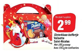 Promoties Sinterklaas-koffertje valisette saint-nicolas - Lu - Geldig van 14/11/2018 tot 20/11/2018 bij Match