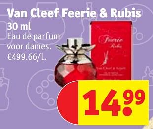 Promoties Van cleef feerie + rubis - Van Cleef & Arpels - Geldig van 13/11/2018 tot 25/11/2018 bij Kruidvat