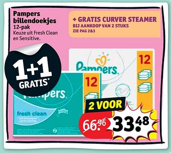 Promoties Pampers billendoekjes - Pampers - Geldig van 13/11/2018 tot 25/11/2018 bij Kruidvat