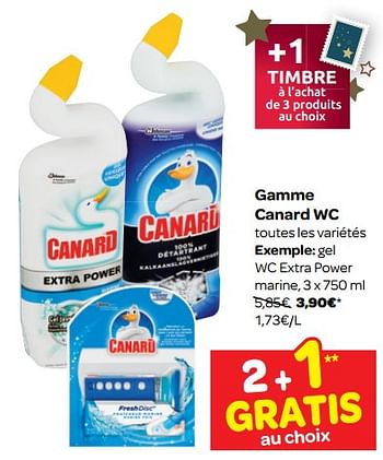 Promotions Gamme canard wc - Canard WC - Valide de 14/11/2018 à 20/11/2018 chez Carrefour