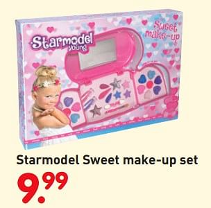 Promoties Starmodel sweet make-up set - Starmodel - Geldig van 01/11/2018 tot 06/12/2018 bij Unikamp
