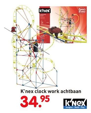 Promoties K`nex clock work achtbaan - K'Nex - Geldig van 01/11/2018 tot 06/12/2018 bij Unikamp
