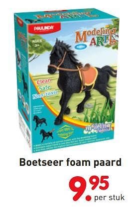 Promoties Boetseer foam paard - Paulinda - Geldig van 01/11/2018 tot 06/12/2018 bij Unikamp