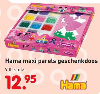 Promoties Hama maxi parels geschenkdoos - Hama - Geldig van 01/11/2018 tot 06/12/2018 bij Unikamp