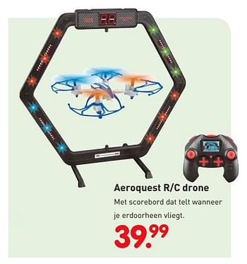 Promoties Aeroquest r-c drone - Aeroquest - Geldig van 01/11/2018 tot 06/12/2018 bij Unikamp