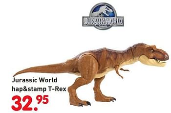 Promoties Jurassic world hap+stamp t-rex - Jurassic World - Geldig van 01/11/2018 tot 06/12/2018 bij Unikamp
