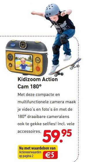 Promoties Kidizoom action cam 180° - Vtech - Geldig van 01/11/2018 tot 06/12/2018 bij Unikamp
