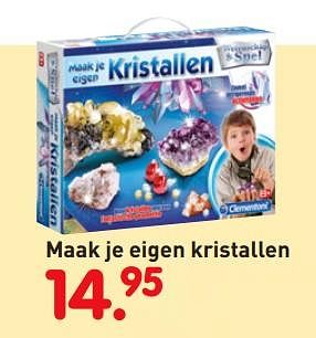 Promoties Maak je eigen kristallen - Clementoni - Geldig van 01/11/2018 tot 06/12/2018 bij Unikamp