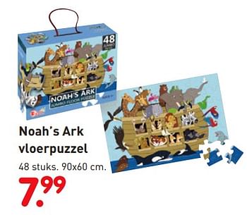 Promoties Noah`s ark vloerpuzzel - Huismerk - Unikamp - Geldig van 01/11/2018 tot 06/12/2018 bij Unikamp