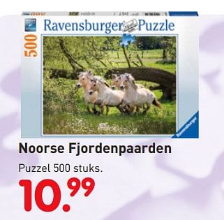 Promoties Noorse fjordenpaarden - Ravensburger - Geldig van 01/11/2018 tot 06/12/2018 bij Unikamp