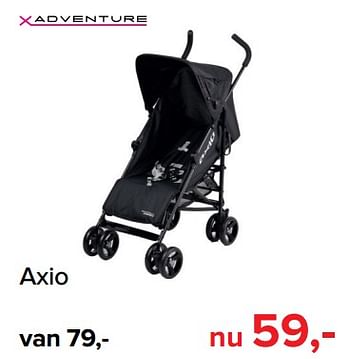 Promoties Axio - Xadventure - Geldig van 29/10/2018 tot 08/12/2018 bij Baby-Dump