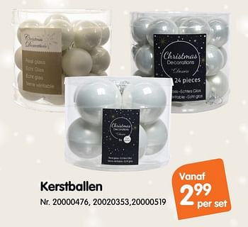 Promoties Kerstballen - Huismerk - Fun - Geldig van 07/11/2018 tot 27/11/2018 bij Fun