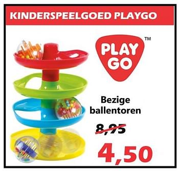 Promoties Bezige ballentoren - Play-Go - Geldig van 07/11/2018 tot 27/11/2018 bij Itek