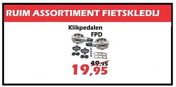 Promotions Klikpedalen fpd - Produit maison - Itek - Valide de 07/11/2018 à 27/11/2018 chez Itek