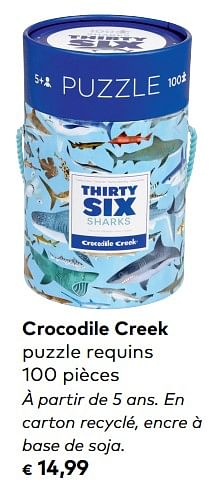 Promotions Crocodile creek puzzle requins - Crocodile Creek - Valide de 07/11/2018 à 04/12/2018 chez Bioplanet