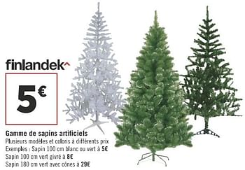 Promotion Geant Casino Gamme De Sapins Artificie Finlandek Interieur Et Decoration Valide Jusqua 4 Promobutler