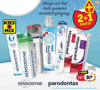 Promotions Sensodyne gentle whitening - Sensodyne - Valide de 13/11/2018 à 25/11/2018 chez Kruidvat