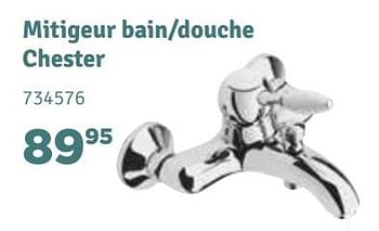 Promoties Mitigeur bain-douche chester - Huismerk - Mr. Bricolage - Geldig van 01/11/2018 tot 31/12/2018 bij Mr. Bricolage