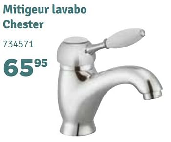 Promotions Mitigeur lavabo chester - Produit maison - Mr. Bricolage - Valide de 01/11/2018 à 31/12/2018 chez Mr. Bricolage
