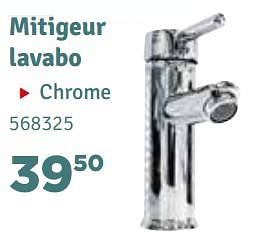 Promotions Mitigeur lavabo - Produit maison - Mr. Bricolage - Valide de 01/11/2018 à 31/12/2018 chez Mr. Bricolage