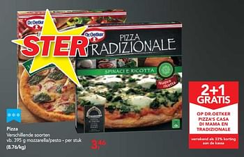 Promotions Pizza verschillende soorten - Dr. Oetker - Valide de 21/11/2018 à 04/12/2018 chez Makro