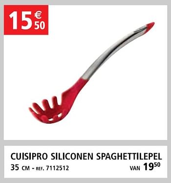 Promoties Cuisipro siliconen spaghettilepel - Cuisipro - Geldig van 24/11/2018 tot 31/12/2018 bij ShopWillems