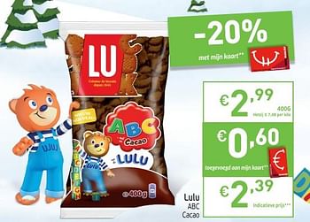 Promoties Lulu abc cacao - Lu - Geldig van 20/11/2018 tot 25/11/2018 bij Intermarche
