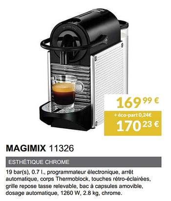 Promotions Nespresso magimix 11326 - Magimix - Valide de 01/11/2018 à 31/03/2019 chez Copra