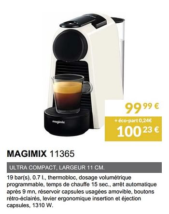 Promotions Nespresso magimix 11365 - Magimix - Valide de 01/11/2018 à 31/03/2019 chez Copra