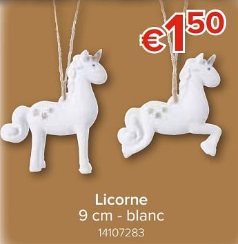 Promotions Licorne - Produit Maison - Euroshop - Valide de 22/11/2018 à 31/12/2018 chez Euro Shop