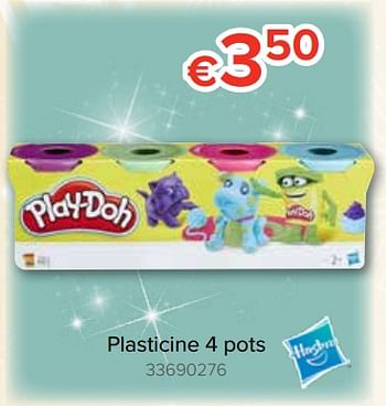 Promotions Plasticine 4 pots - Hasbro - Valide de 22/11/2018 à 31/12/2018 chez Euro Shop