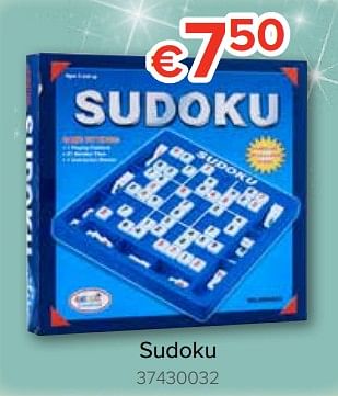 Promotions Sudoku - Produit Maison - Euroshop - Valide de 22/11/2018 à 31/12/2018 chez Euro Shop