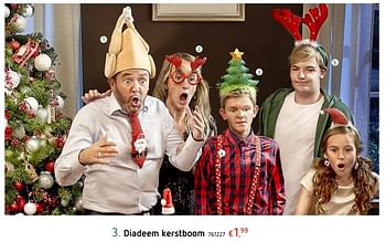 Promoties Diadeem kerstboom - Huismerk - Dreamland - Geldig van 22/11/2018 tot 24/12/2018 bij Dreamland