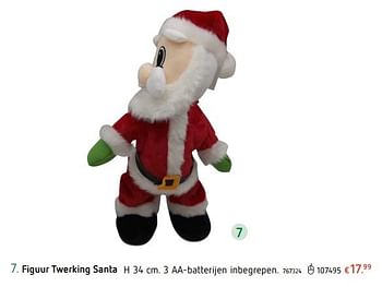 Promoties Figuur twerking santa - Huismerk - Dreamland - Geldig van 22/11/2018 tot 24/12/2018 bij Dreamland