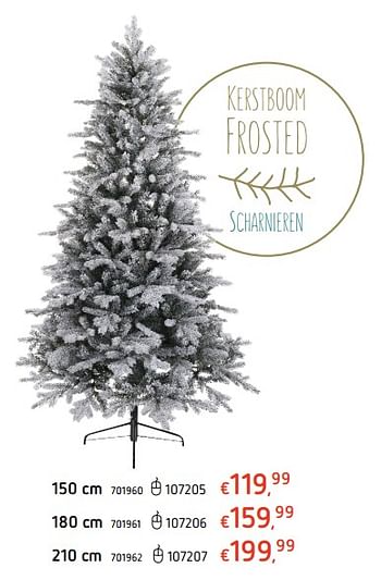 Promoties Kerstboom frosted - Huismerk - Dreamland - Geldig van 22/11/2018 tot 24/12/2018 bij Dreamland