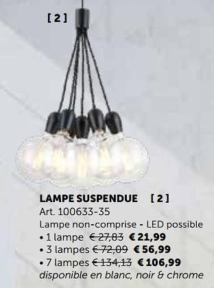Promotions Lampe suspendue - Produit maison - Zelfbouwmarkt - Valide de 20/11/2018 à 26/12/2018 chez Zelfbouwmarkt