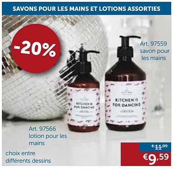 Promotions Savons pour les mains et lotions assorties - Produit maison - Zelfbouwmarkt - Valide de 20/11/2018 à 26/12/2018 chez Zelfbouwmarkt