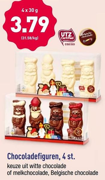 Promoties Chocoladefiguren - Huismerk - Aldi - Geldig van 19/11/2018 tot 24/11/2018 bij Aldi